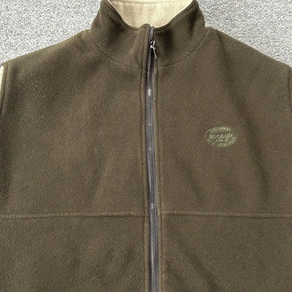 The‎ Look Fleece Vest Mens XL Brown Tan Zip Front Rugged Outdoors New Zealand
